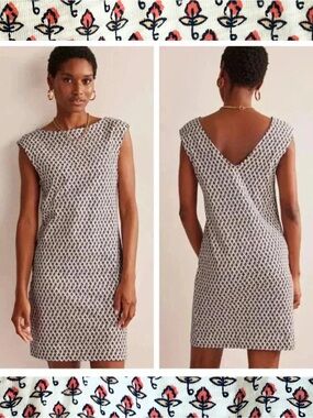 lined black dress Graceful Short Sleeves Chiffon A-Line Knee-Length Wedding Guest Dress main image 0